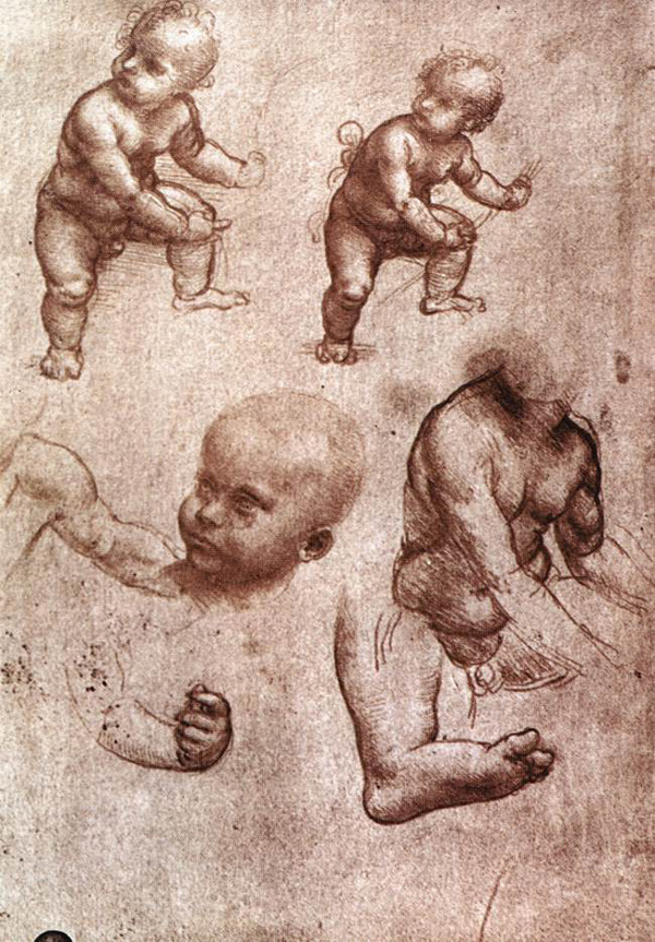 Leonardo da Vinci - Anatomical drawings - Child
