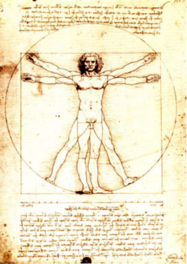 Leonardo da Vinci - Anatomical drawings - Vitruvian man