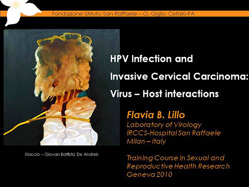 HPV infection and invasive cervical carcinoma: virus – host interactions - Flavia Lillo