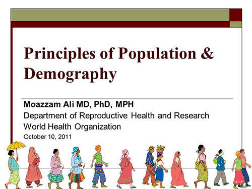 Principles of population and demography