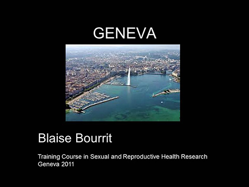 Geneva - Blaise Bourrit