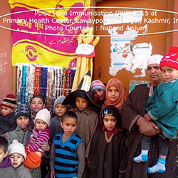 Pulse polio immunization at Primary Health Center, Lawaypora, Srinagar, Kashmir, India - Syed Manzoor Kadri