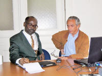 Visite du Doyen de la Faculté des Sciences de la Santé de Cotonou