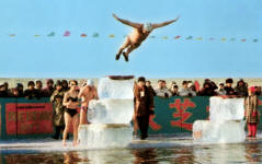 Swimming in winter