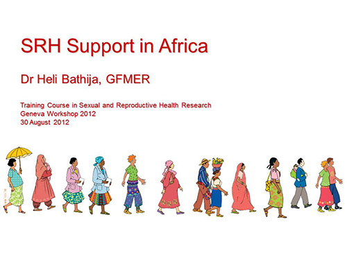 SRH Support in Africa - Heli Bathija