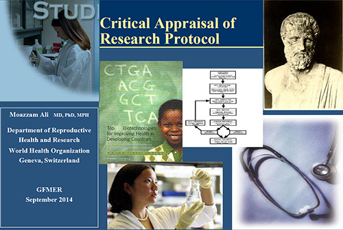 Critical appraisal of research protocol - Moazzam Ali