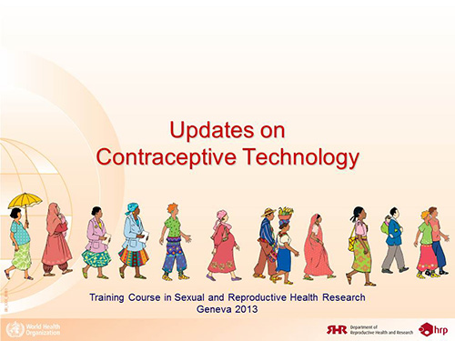 Updates on contraceptive technology. Part 1 - Kirsten Vogelsong, Mario Festin
