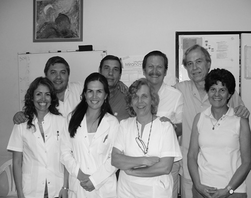 Photo with the Gynecology Service team. Dec. 2012