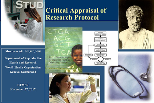 Critical appraisal of research protocol - Moazzam Ali