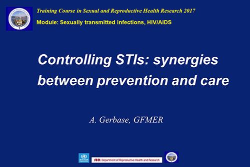 Controlling STIs: synergies between prevention and care - Antonio Gerbase