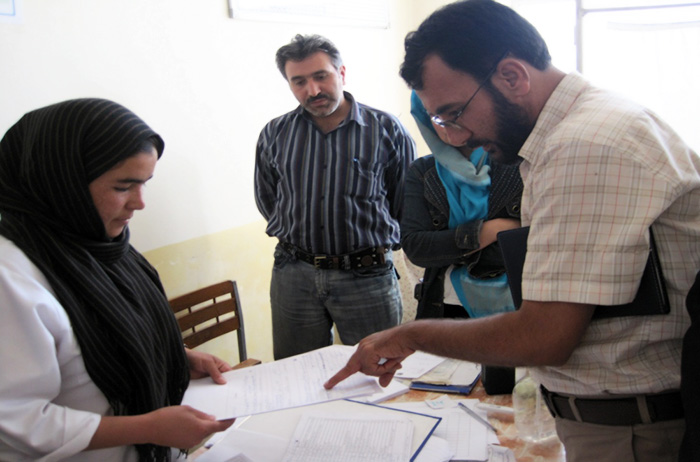 A coaching visit to a health facility in Bamyan province, Afghanistan - Abdul Fahim Ahmady