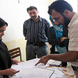 A coaching visit to a health facility in Bamyan province, Afghanistan - Abdul Fahim Ahmady