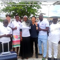 Courtesy visit of HWPL members, Abuja, Nigeria - Abiodun Essiet