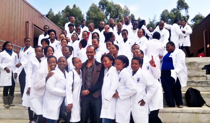 Educational tour at Swaziland Christian University Department of Pharmacy - Alemayehu Lelisa Duga