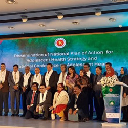 Dissemination event of the National Plan of Action for Adolescent Health Strategy, Dhaka, Bangladesh - Ananya Asad