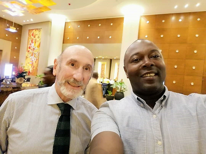 Meeting with Prof Villar, Accra, Ghana - Charles Takyi
