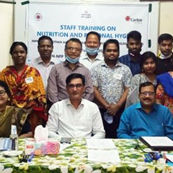 Nutrition training for staff of Improving Mother and Child Health and Nutrition Project, Dhaka, Bangladesh -  Edward Pallab Rozario