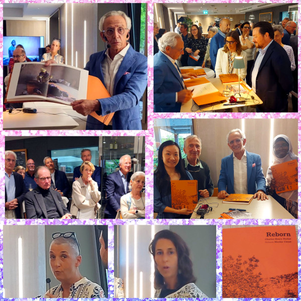 The vernissage of the book Revivre, Geneva, Switzerland - Fionna Poon