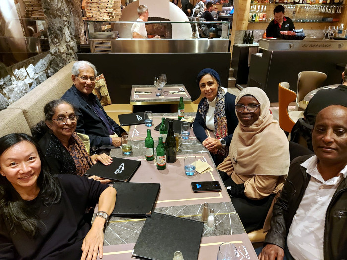 Meeting with Dr. Rathnamala M. Desai and Dr. Melaku Samuel, Geneva, Switzerland - Fionna Poon