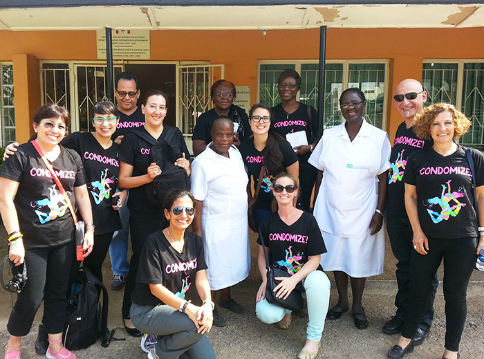 A workshop on female condoms in Lusaka, Zambia - Gabriela Piriz