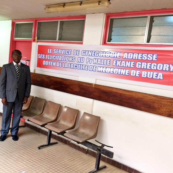 Prof. Gregory Edie Halle-Ekane recently appointed Dean of the Faculty of Health Sciences, University of Buea, Cameroon