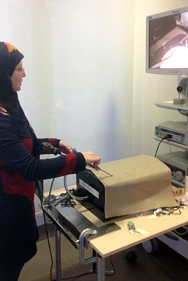 A laparoscopy workshop in Beirut, Lebanon - Haneen Hijazi