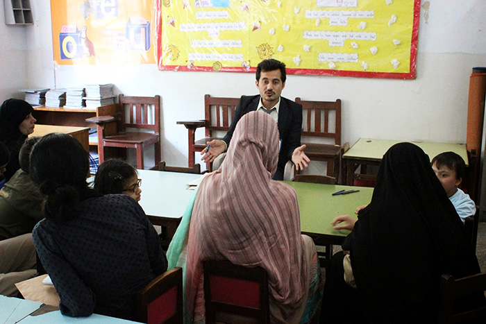 Awareness session about Family Planning and Reproductive Health in Pakistan, International School of Studies, Karachi, Pakistan - Hayat Ali Yousefzai