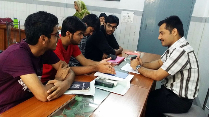 Awareness session about sexual and reproductive health, Ziauddin Medical University, Karachi, Pakistan - Hayat Ali Yousefzai