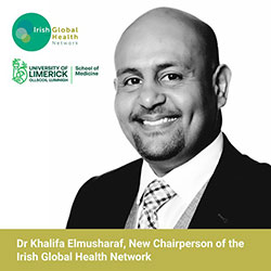 Dr. Khalifa Elmusharaf appointed Chair of the Irish Global Health Network