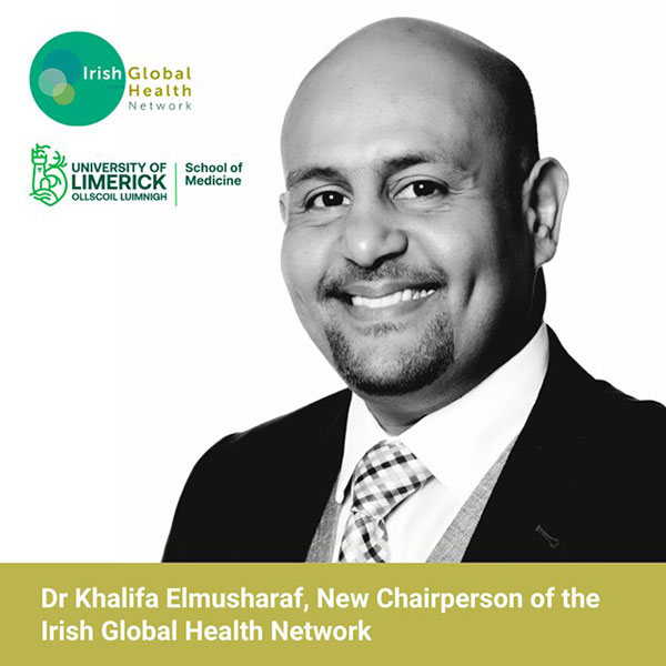 Dr. Khalifa Elmusharaf appointed Chair of the Irish Global Health Network