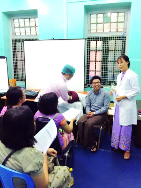Skill training on active management of third stage of labour and postpartum haemorrhage in Central Women's Hospital, Yangon, Myanmar - Khin Latt