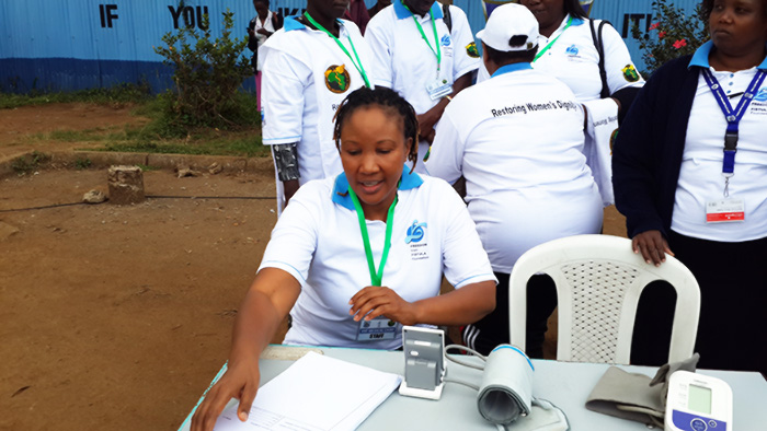 Obstetric fistula camp organized by Kenyatta national hospital and partners in Nairobi, Kenya - Louise Mapleh Kpoto