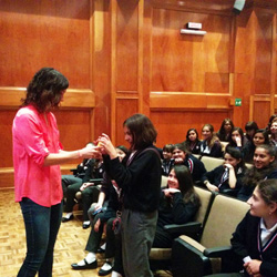 Marian Becherano (Hospital Angeles Lomas in Mexico City) teaching contraception