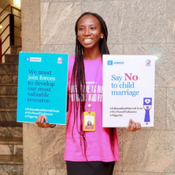 Say NO to child marriage, Abuja, Nigeria - Mercy Bolaji