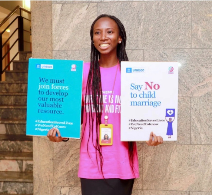 Say NO to child marriage, Abuja, Nigeria - Mercy Bolaji