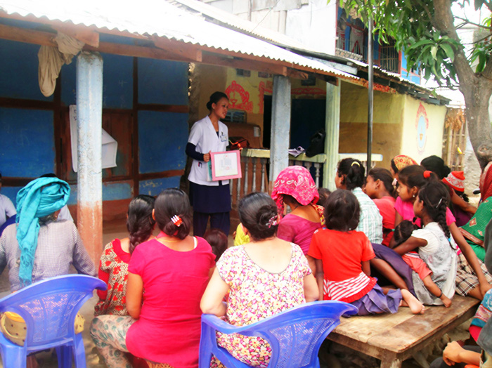 Teaching antenatal and postnatal care to the community people of Sunsari District, Nepal - Neha Shrestha