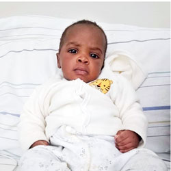 Baby born during the course of ASRH EMR 2022, Kitwe, Zambia - Nicolus Melusi Zulu
