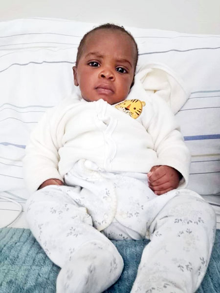 Baby born during the course of ASRH EMR 2022, Kitwe, Zambia - Nicolus Melusi Zulu