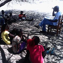 Health education session targeting reproductive health and family planning in Kenya - Peter Apondi Hagono