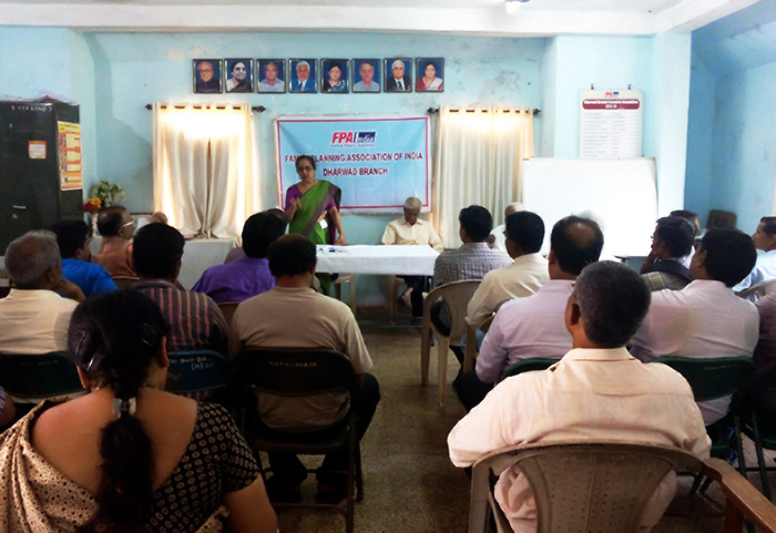 An interactive session at Family Planning Association of India, Dharwad Branch - Rathnamala M. Desai