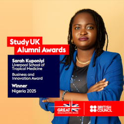 StudyUK Alumni Awards 2025 Nigeria - Sarah Kuponiyi