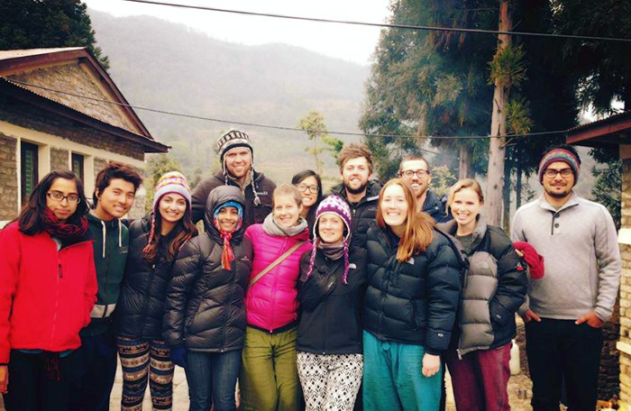 A medical team from Monash University working at medical camps in remote villages of Nepal - Suraj Bhattarai