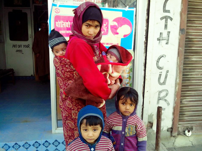 Pulse polio immunization at Government Trauma Hospital, Lawaypora, Srinagar, Kashmir, India - Syed Manzoor Kadri