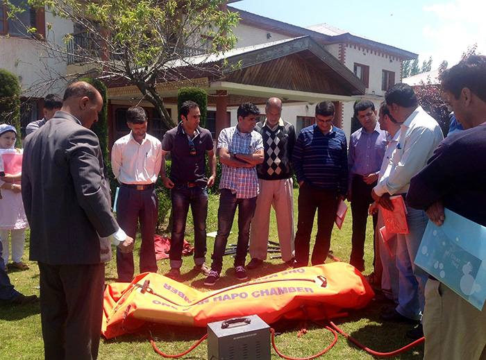 Training of medical doctors/paramedics on high altitude emergency management (acute mountain sickness), Kashmir, India - Syed Manzoor Kadri