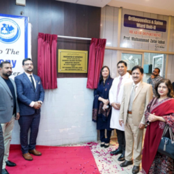 Inauguration of Orthopedic Spine Center at Jinnah Hospital Lahore, Pakistan - Tayyiba Wasim