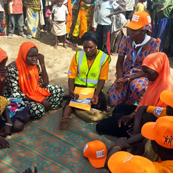 Monitoring and mentoring session in Gwoza LGA, Pulka IDP Camps, Borno State, Nigeria - Titilope Lawal