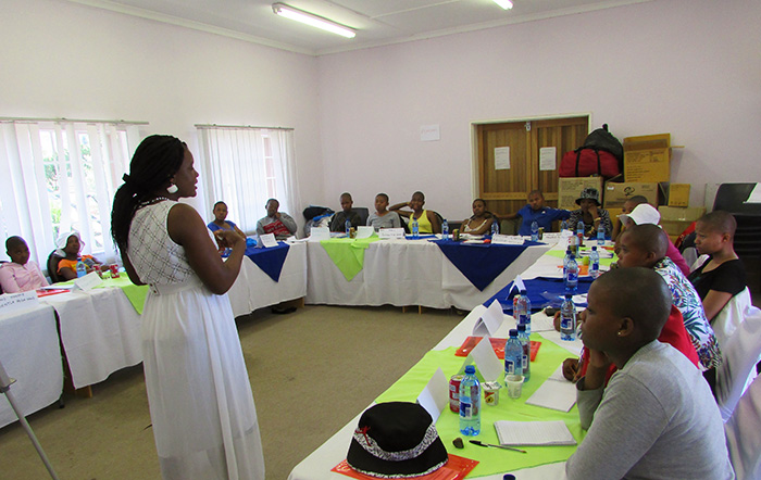 A training workshop for GLOW (Girls Leading Our World) in Mafeteng District, Lesotho - Tsitsi Gwenzi