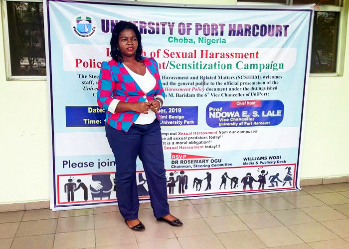 Policy document against sexual harassment, University of Port Harcourt, Choba, Nigeria - Vivian Ogbonna