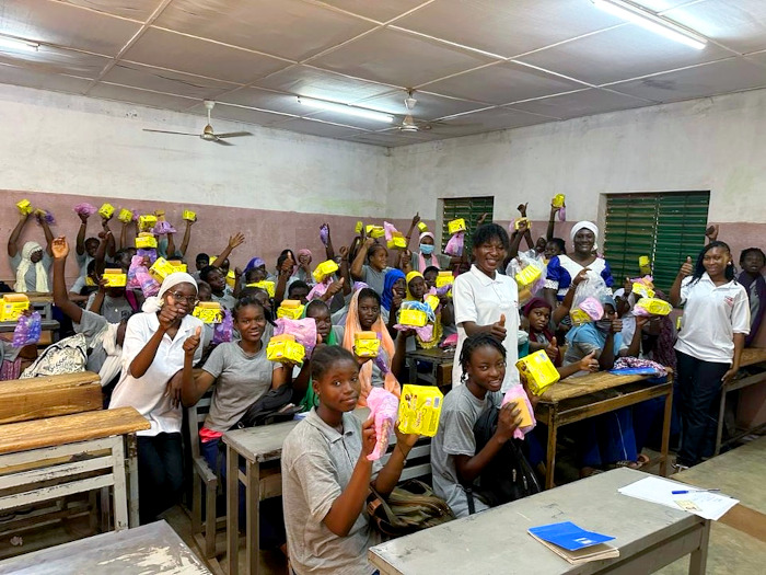 Menstrual hygiene awareness conference, Goughin, Burkina Faso - Yasmine Sunita Sawadogo