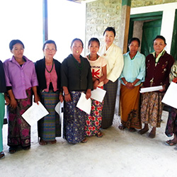 Pap smear camp in Tonshinggang village, Bhutan - Yeshey Zangmo
